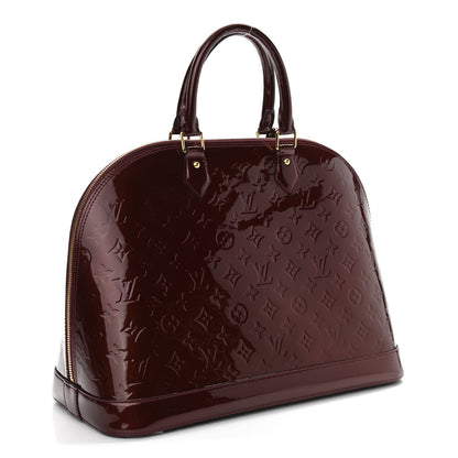 Louis Vuitton Vernis Alma GM Rouge Fauviste 3 of 10