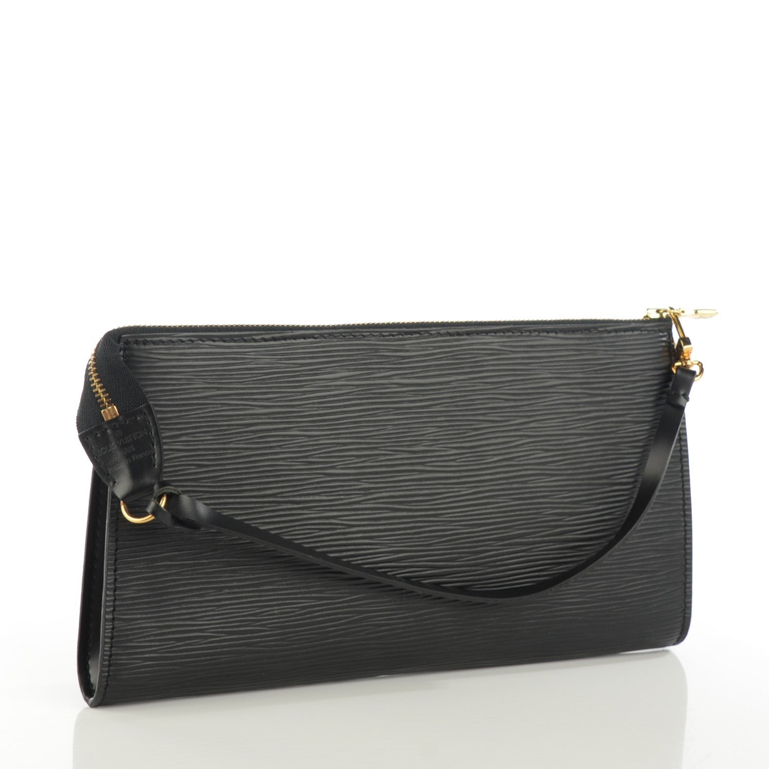 Louis Vuitton Epi Pochette Accessories 24 Black 3 of 7
