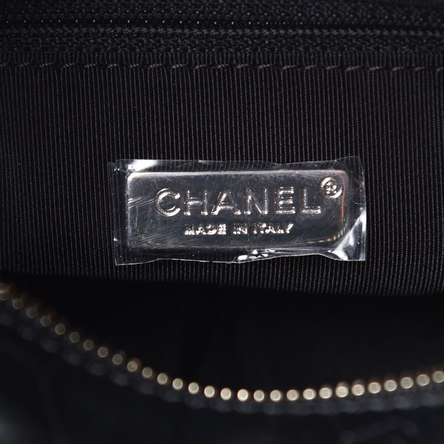 Chanel Calfskin Crocodile Embossed Small Gabrielle Cocodile Hobo Black 6 of 10