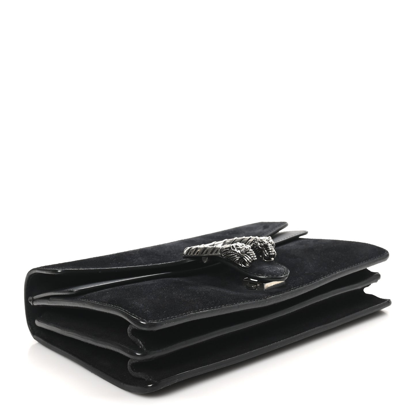 Suede Small Dionysus Shoulder Bag Black