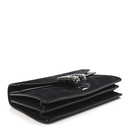 Gucci Suede Small Dionysus Shoulder Bag Black 4 of 10