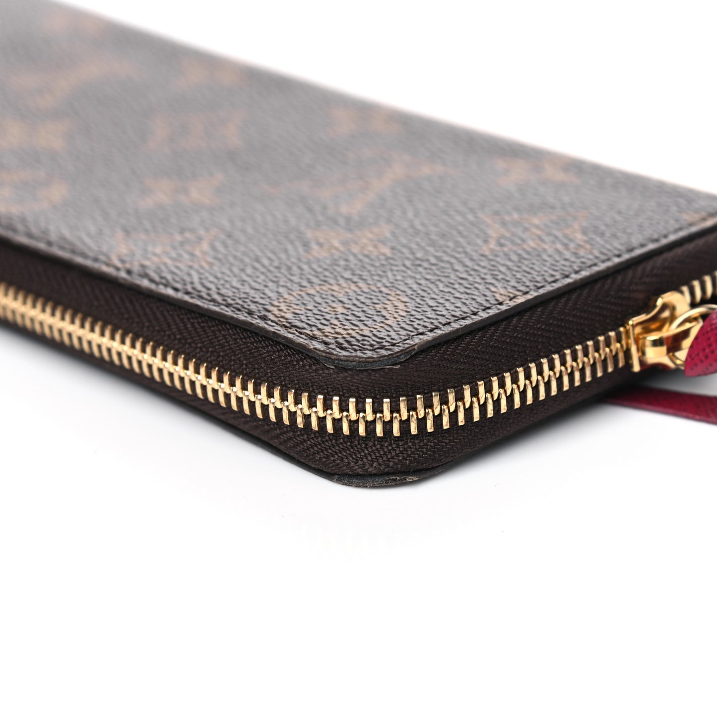 Monogram Clemence Wallet Fuchsia