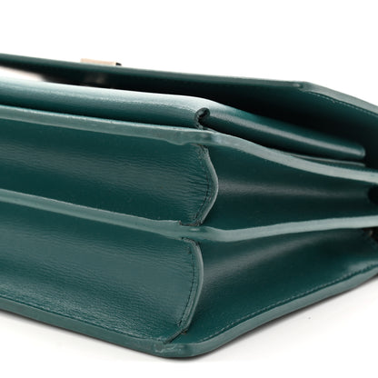 Saint Laurent Calfskin Medium Monogram Sunset Malachite 10 of 10