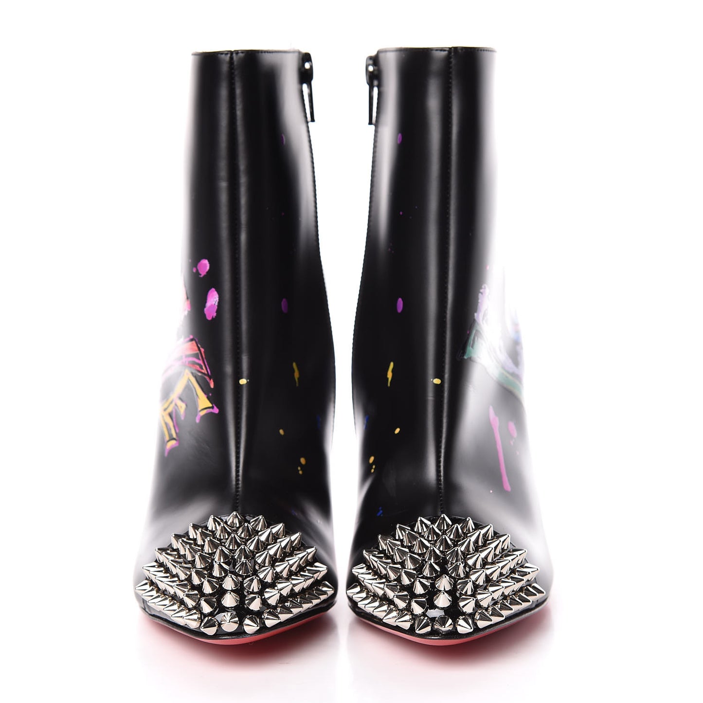 Calfskin Patent Love Is A Boot 100 Booties 36.5 Black