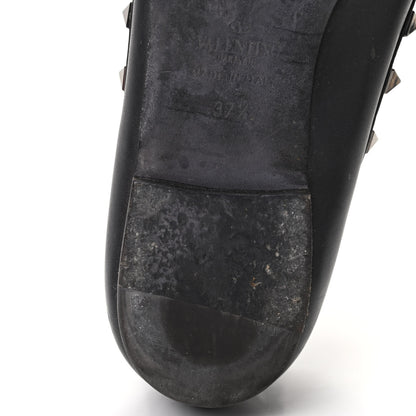 Valentino Garavani Nappa Rockstud Cage Ballerina Flats 37.5 Black 10 of 12
