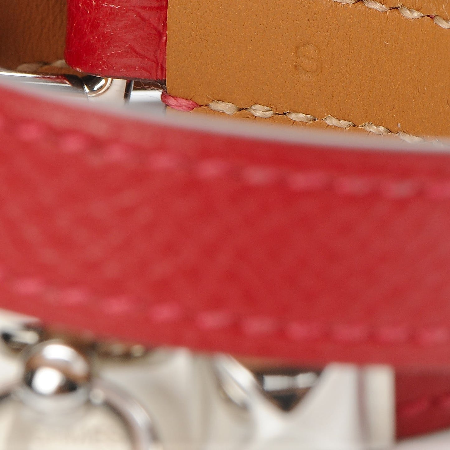 Epsom Rivale Double Tour Bracelet S Rouge Casaque