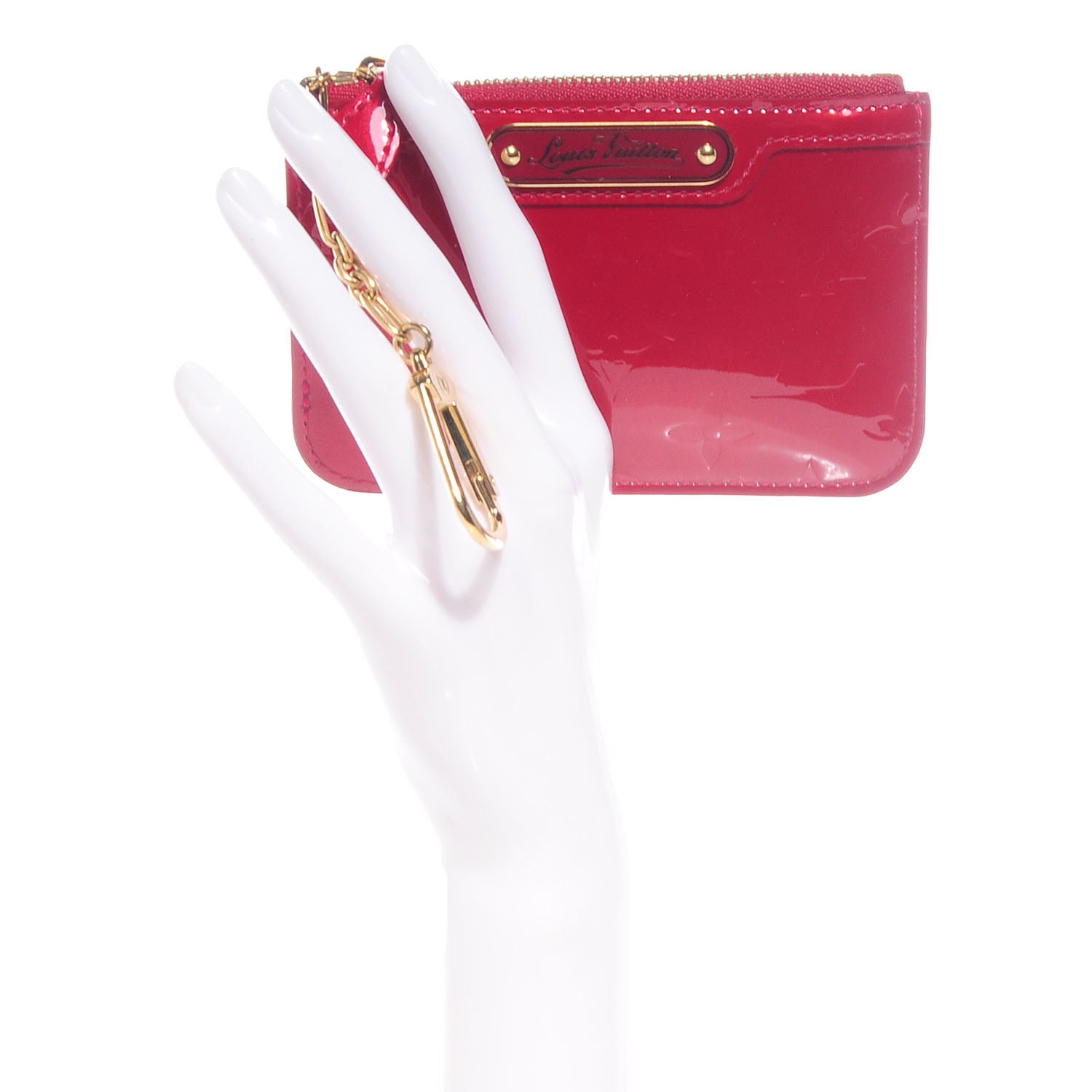 Louis Vuitton Vernis Key Pouch Pomme D'Amour 2 of 7