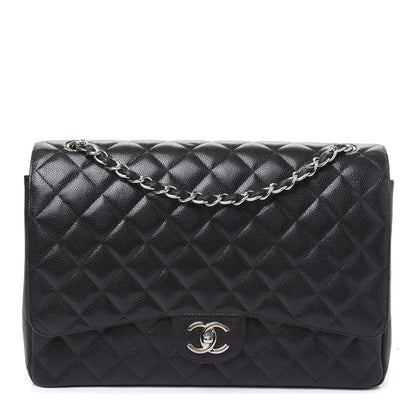 Chanel Caviar Quilted Maxi Double Flap Black 1 of 10