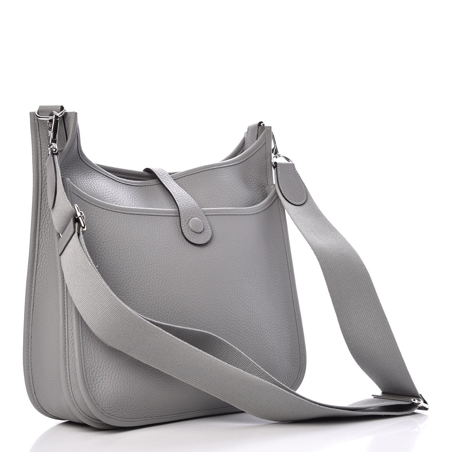 Hermes Taurillon Clemence Evelyne III PM Bleu Glacier 3 of 8