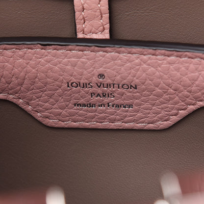 Louis Vuitton Taurillon Capucines PM Magnolia 6 of 8