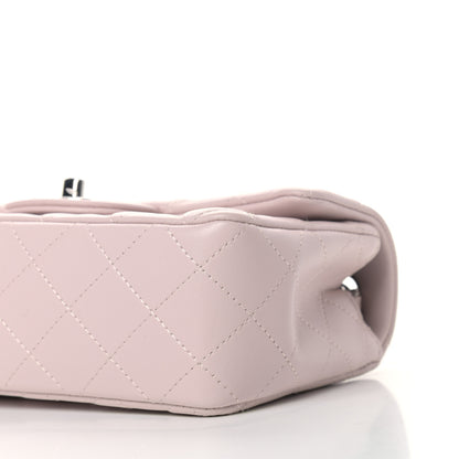 Chanel Lambskin Quilted Mini Rectangular Flap Light Purple 8 of 8