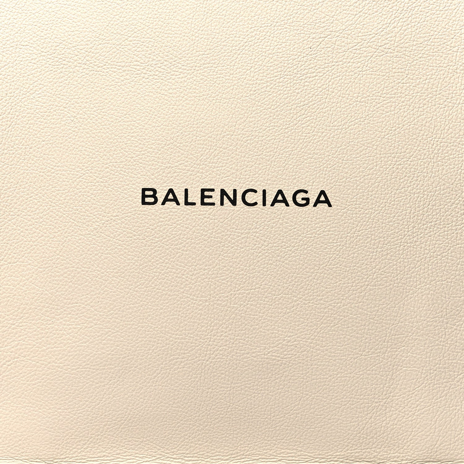 Balenciaga Calfskin Medium Logo North South Shopping Tote White 8 of 10