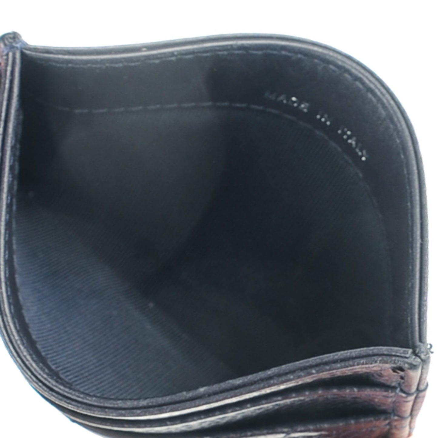 Caviar Quilted Card Holder Marine