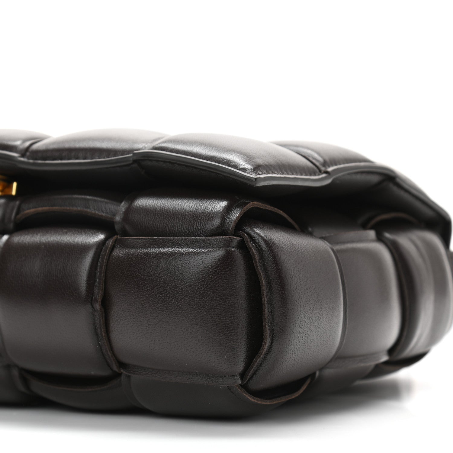 Bottega Veneta Nappa Maxi Intreccio Padded Cassette Crossbody Bag Fondente 8 of 8