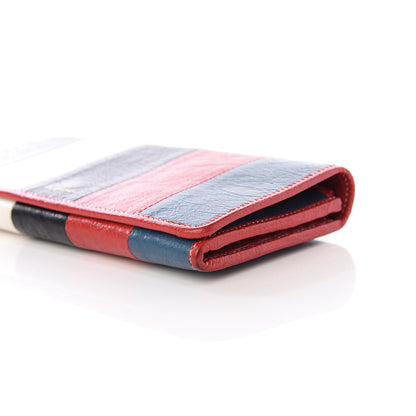 Balenciaga Agneau Arena Multicolore Bazar Money Wallet Grey White Black Red Blue 6 of 9