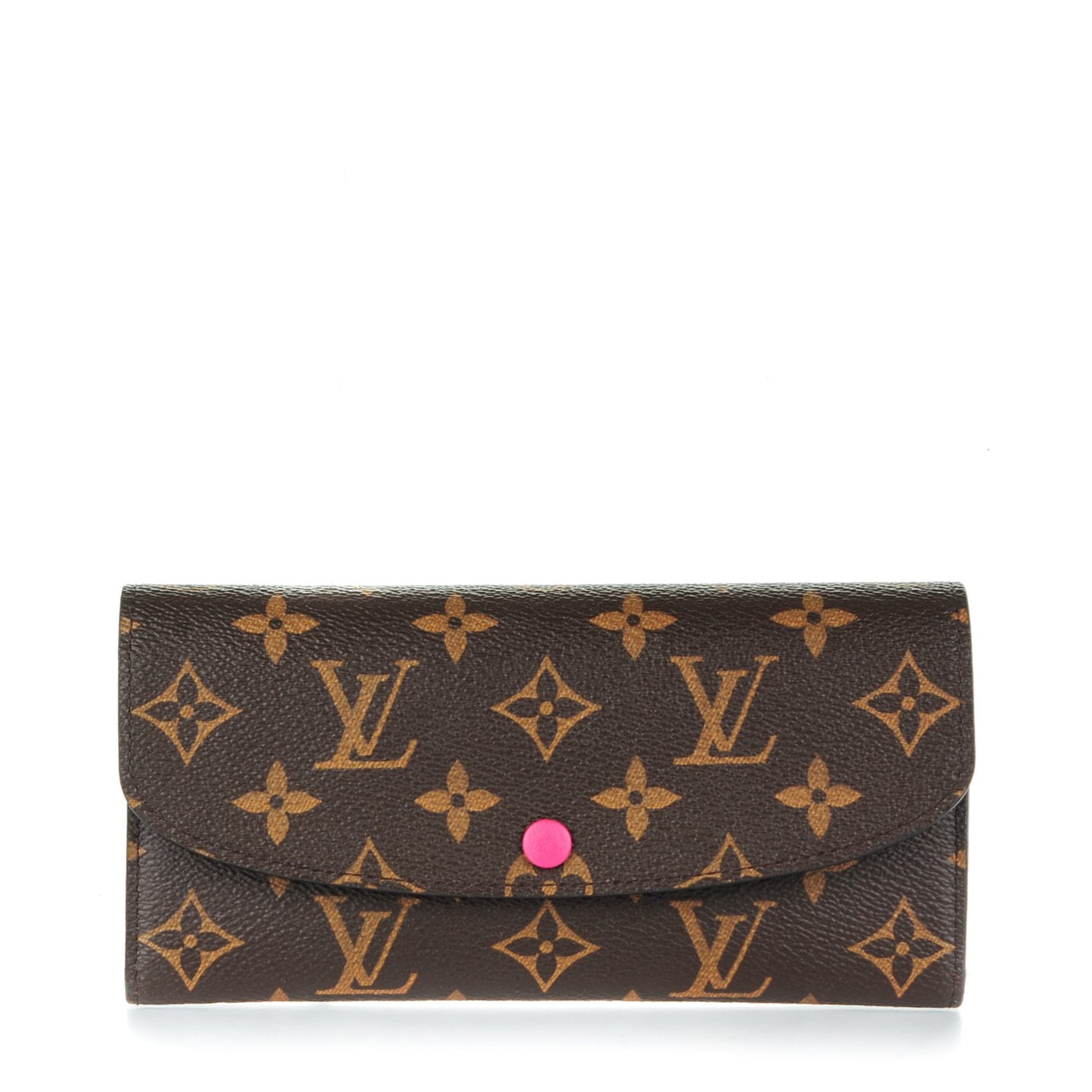 Monogram Emilie Wallet Hot Pink