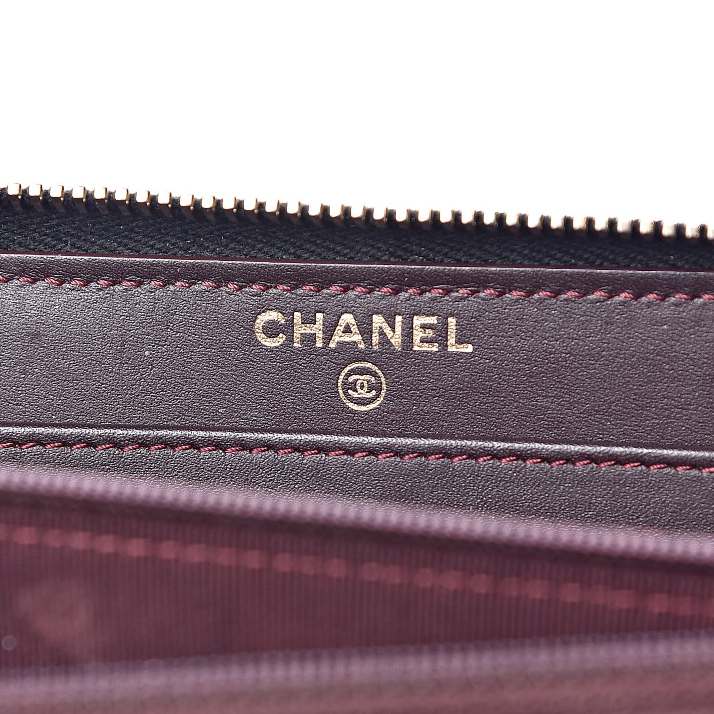 Caviar Quilted Large Gusset Zip Around Wallet Black