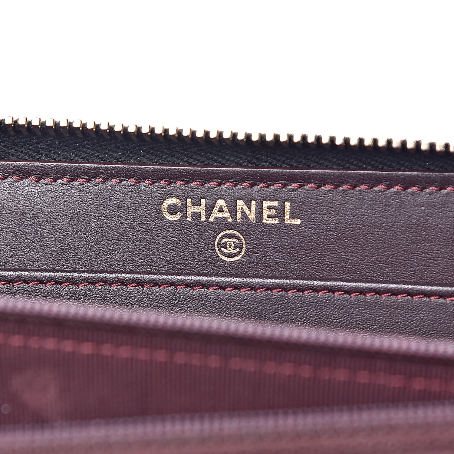 Chanel Caviar Quilted Large Gusset Zip Around Wallet Black 5 of 8