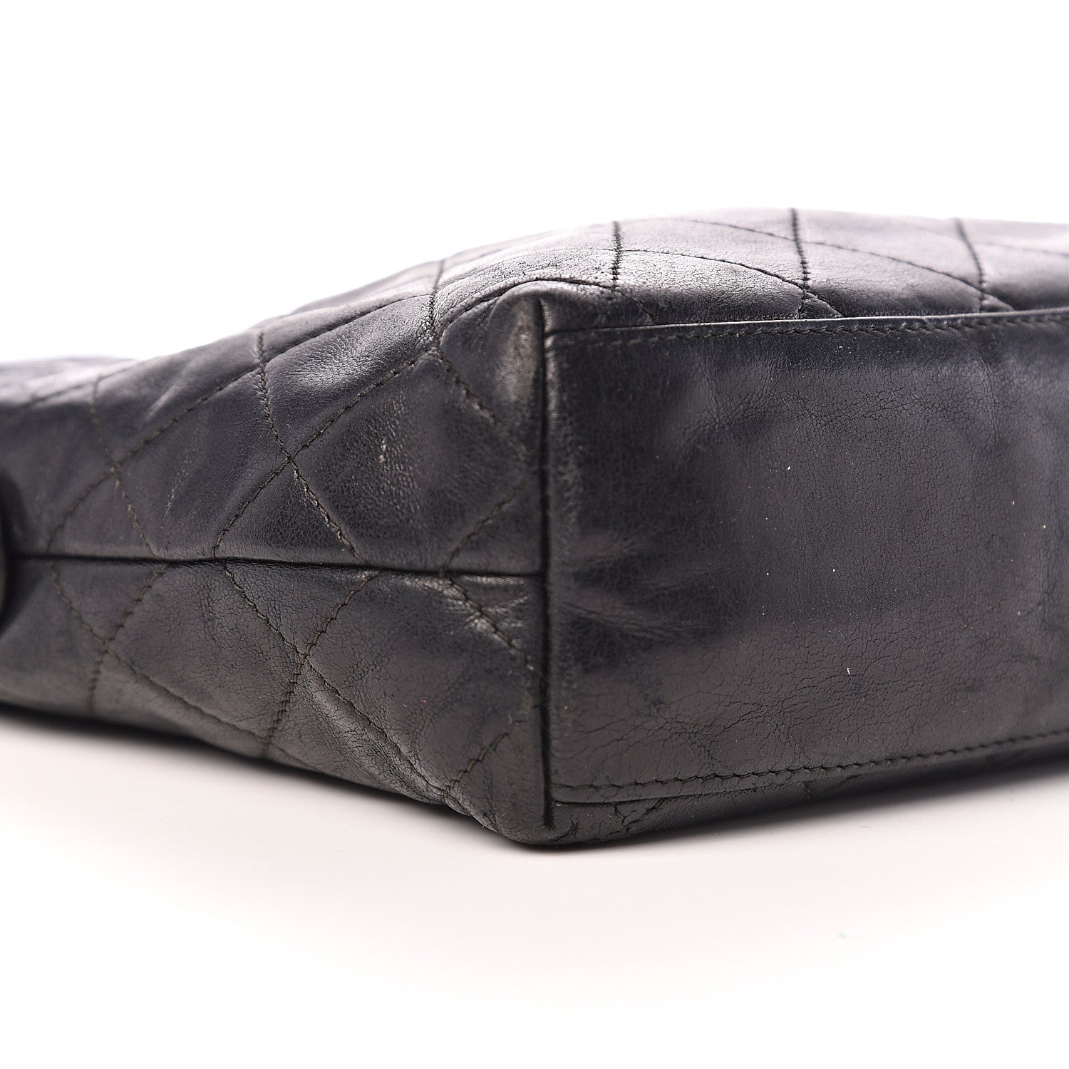 Chanel Lambskin Quilted Flap Shoulder Bag Black 7 of 10