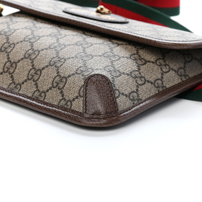 Gucci GG Supreme Monogram Neo Vintage Web Belt Bag Brown 10 of 10