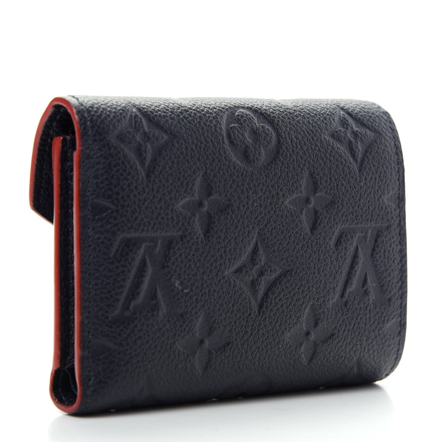 Empreinte Victorine Wallet Marine Rouge