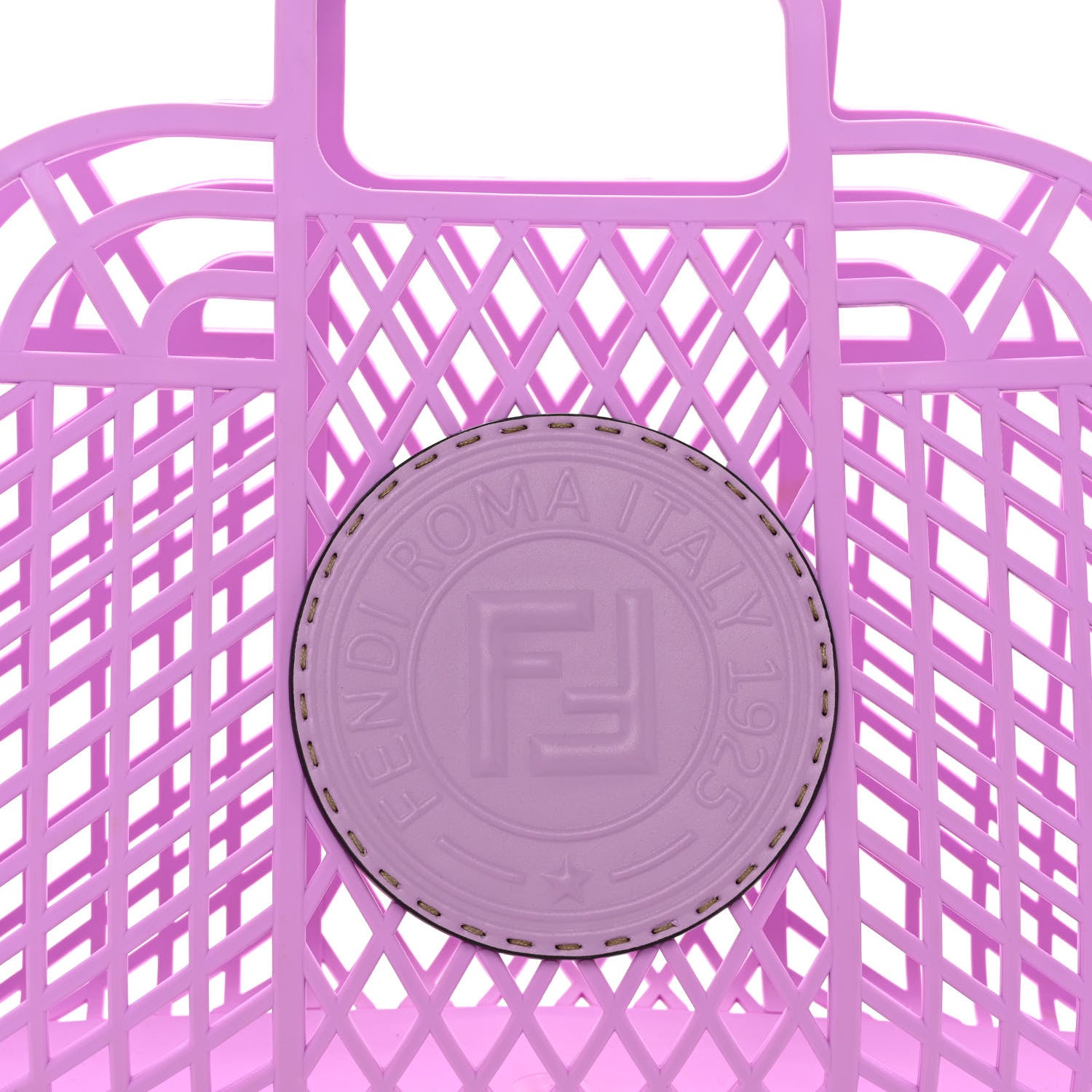 Fendi Recycled Plastic Vitello Liberty Matte Medium Fendi Basket Violetta 7 of 9