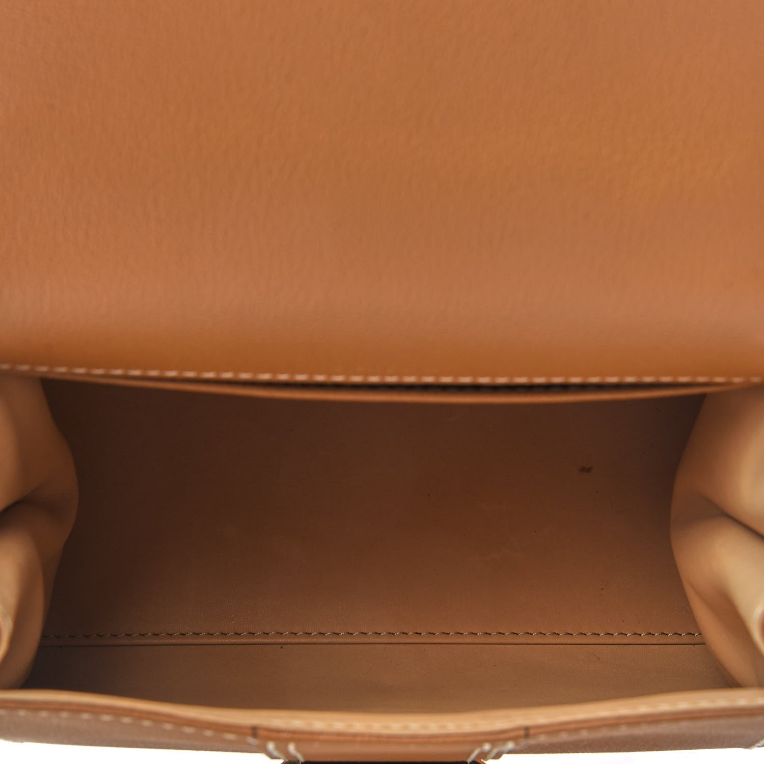 Delvaux Grained Rodeo Calfskin Surpique Mini Brillant Satchel Vegetal Ivory 6 of 10
