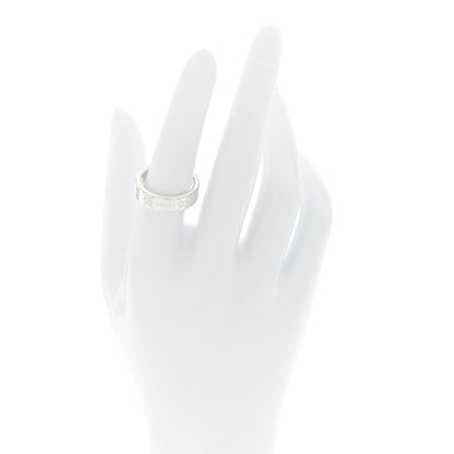 Gucci Sterling Silver Narrow GG Band Ring 54 7 2 of 4
