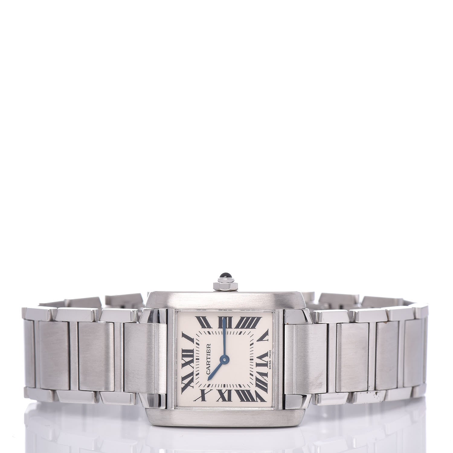 Cartier Stainless Steel 25mm Tank Francaise Quartz Watch 3 of 5