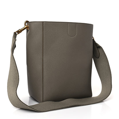 Celine Soft Grained Calfskin Small Sangle Bucket Bag Taupe 3 of 9
