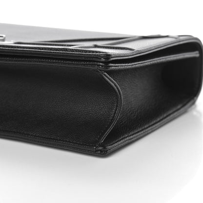 Christian Dior Grained Calfskin Large Diorama Flap Bag Black 10 of 12