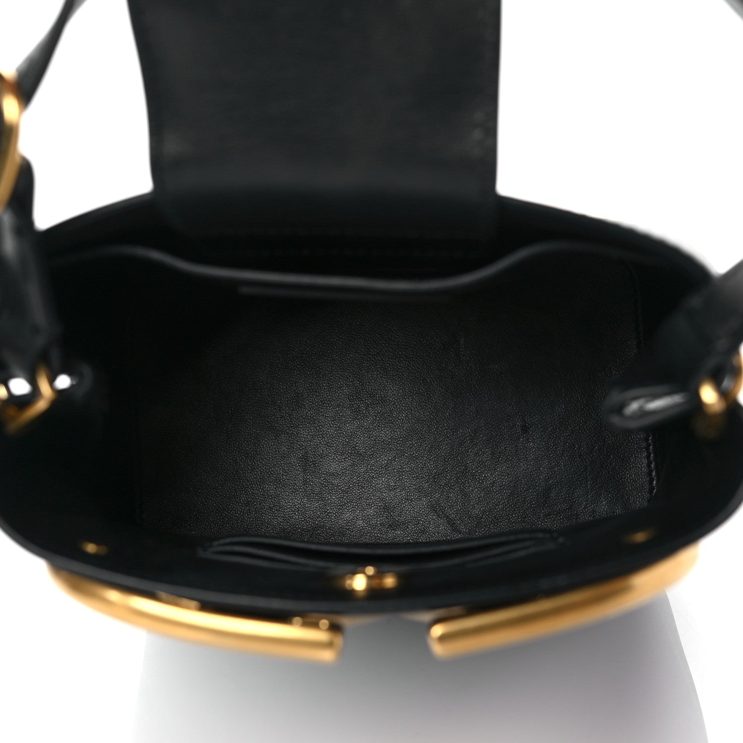 Valentino Garavani Smooth Calfskin Supervee Top Handle Bag Black 5 of 9