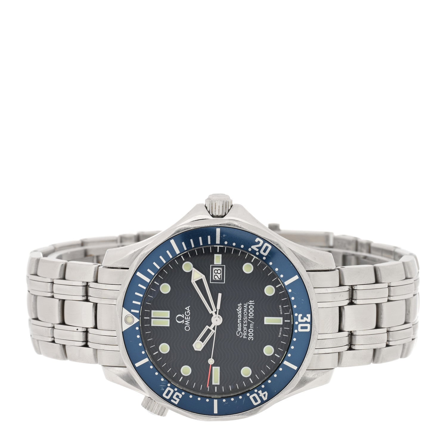 Omega Stainless Steel 41mm Seamaster Professional Quartz Watch Blue 2221.80 2 of 4