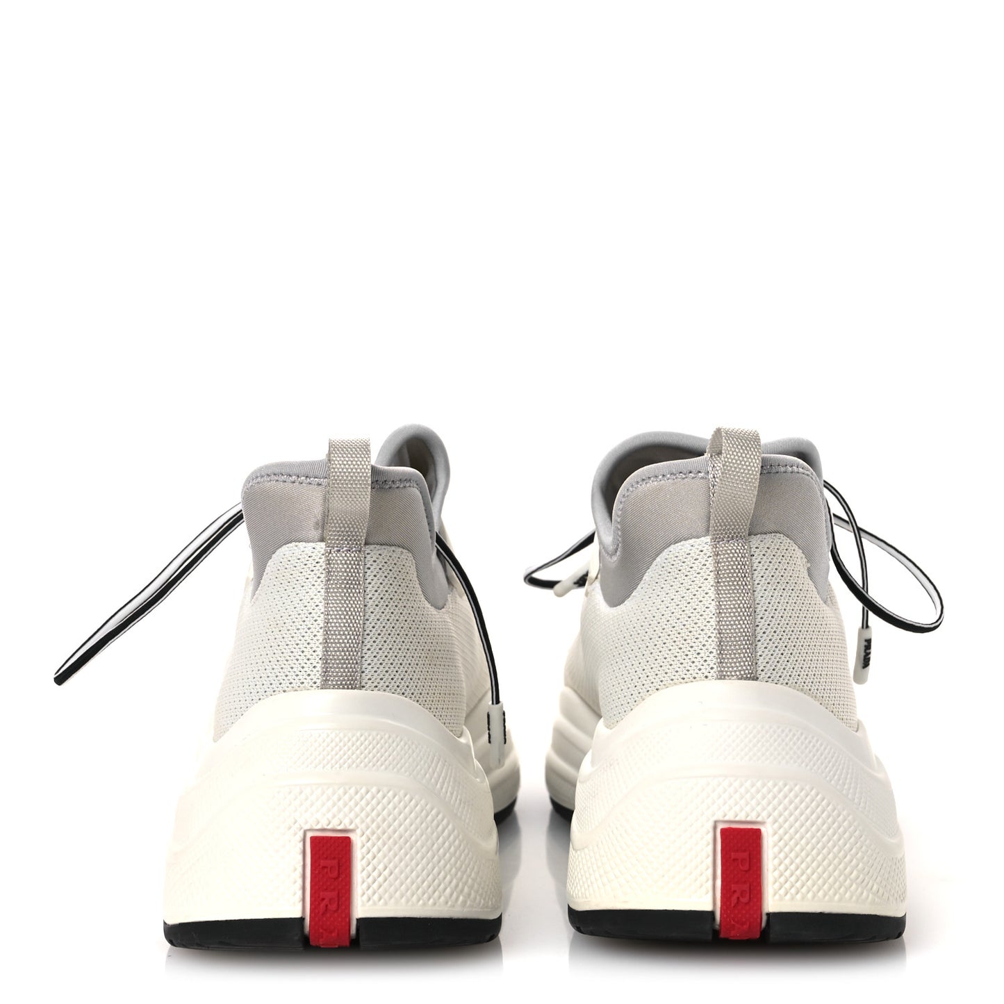 Mesh Neoprene America's Cup 45mm Womens Sneakers 37.5 White Alluminio
