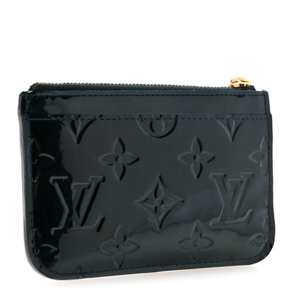 Louis Vuitton Vernis Key Pouch Blue Nuit 3 of 8