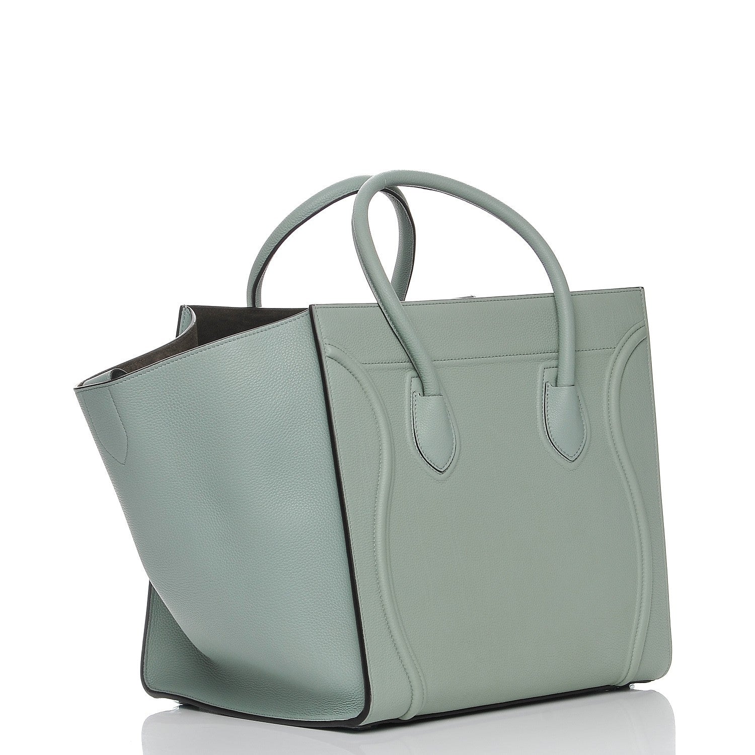 Celine Supple Calfskin Medium Phantom Luggage Jade 3 of 8