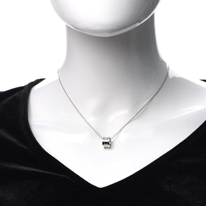 Gucci 18K White Gold Icon Twirl Pendant Necklace 2 of 8