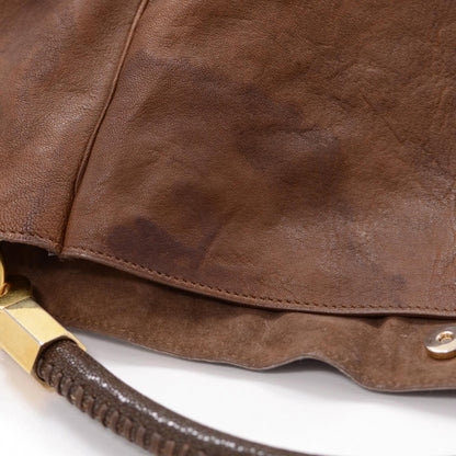 Saint Laurent Leather Large Roady Brown 5 of 12
