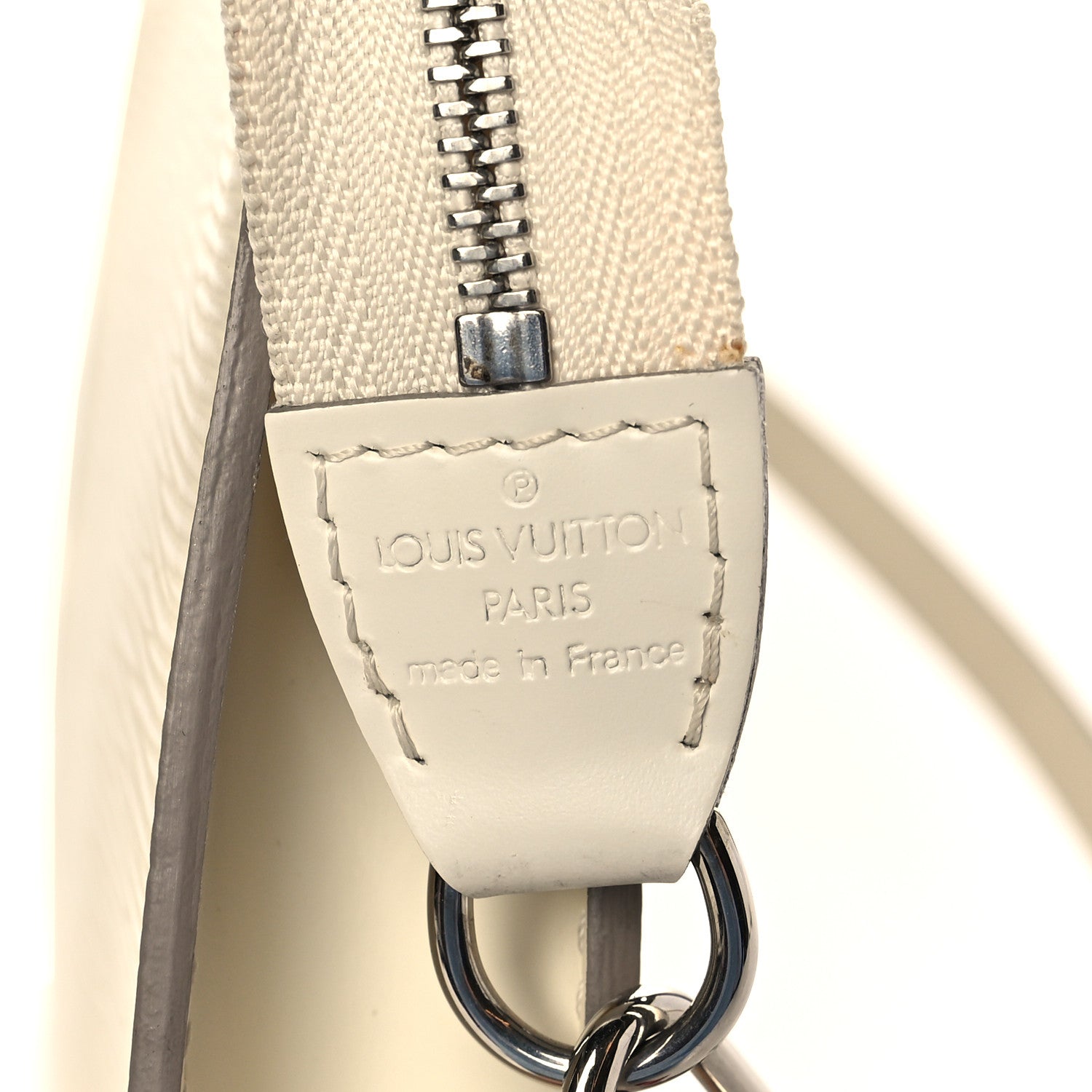 Louis Vuitton Epi Pochette Accessories 24 Ivory 6 of 9