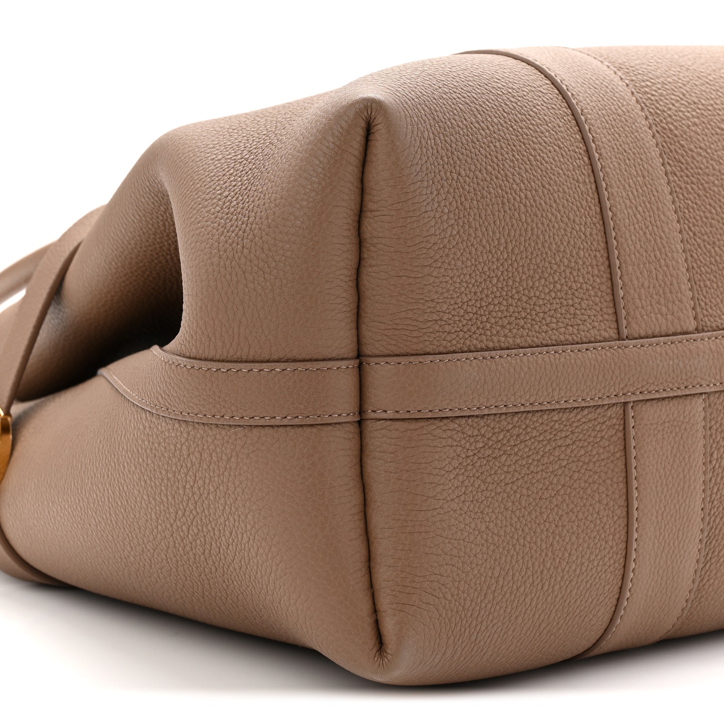 Grained Calfskin Large Ghiera Shopper Tote Fossil