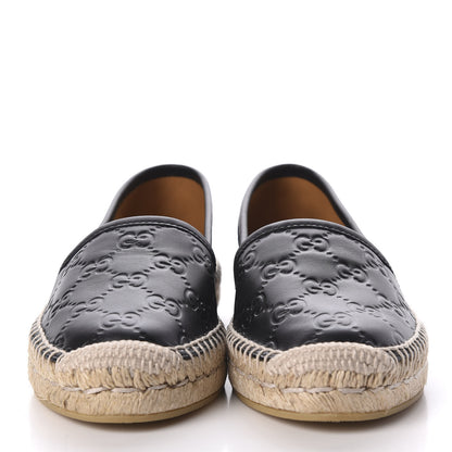 Gucci Guccissima Signature Espadrilles 35 Black 2 of 9