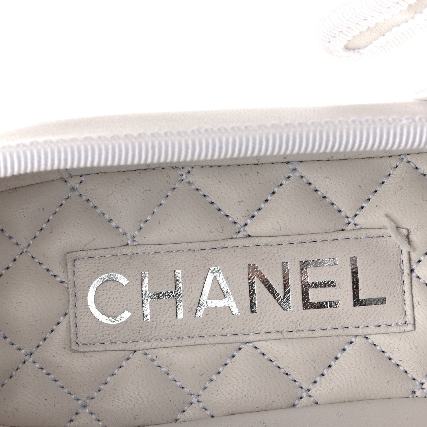 Chanel Lambskin Mary Jane Flats 40 White 7 of 10