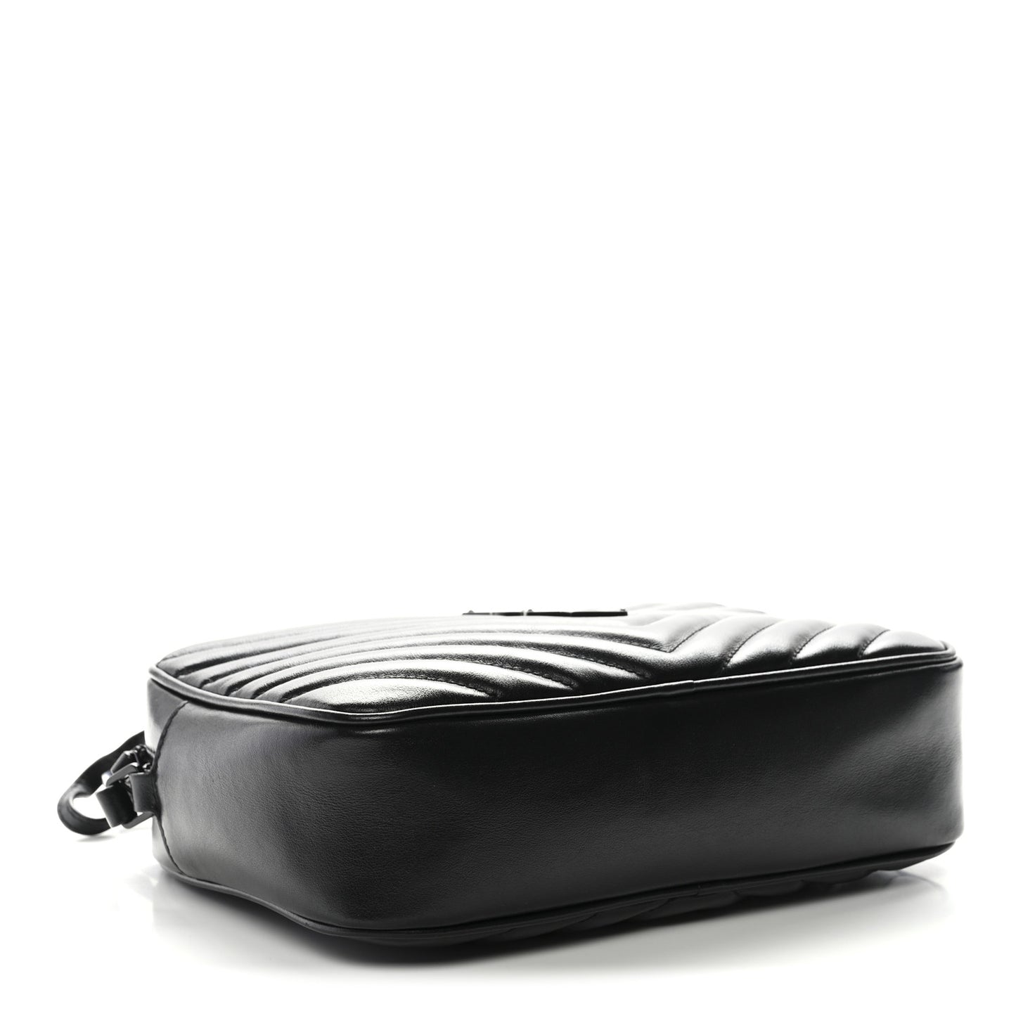 Calfskin Matelasse Monogram Monochrome Lou Camera Bag Black