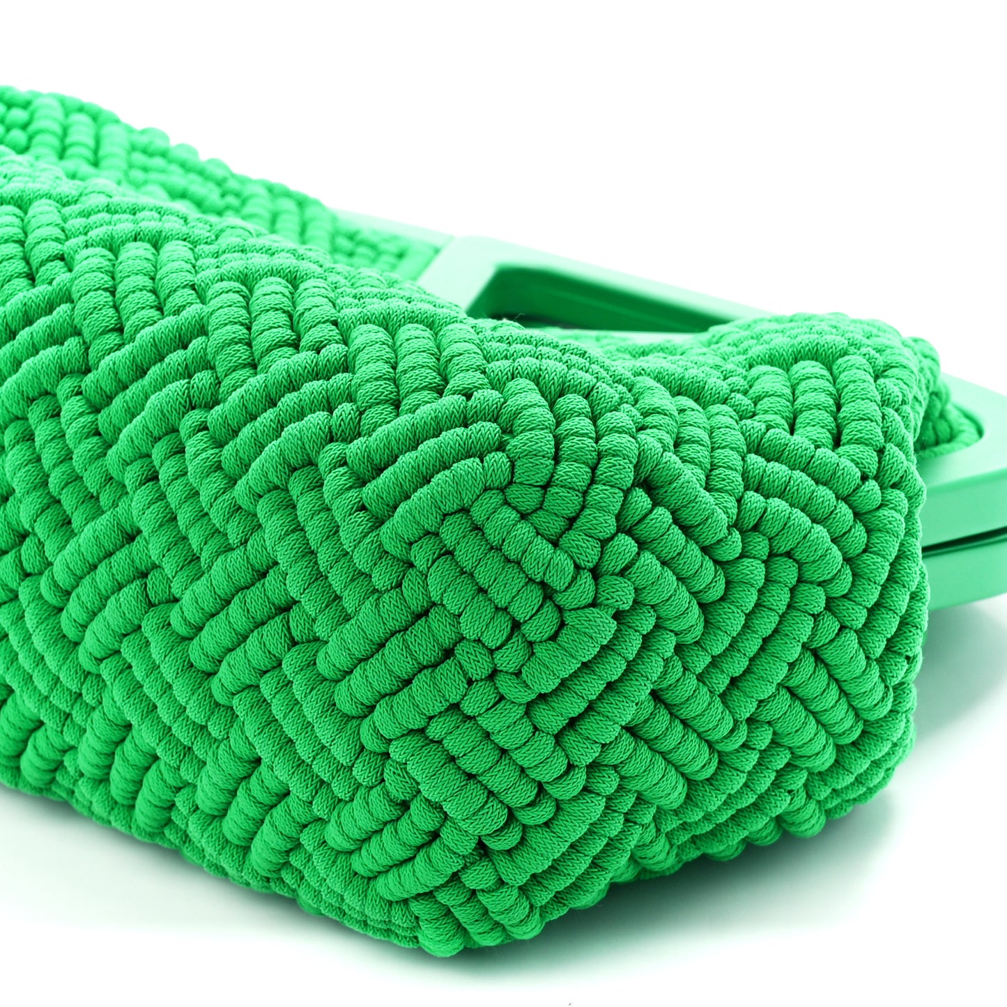 Macrame Intrecciato The Point Triangle Bag Parakeet