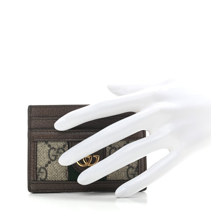 Gucci GG Supreme Monogram Ophidia Card Holder Brown 2 of 6