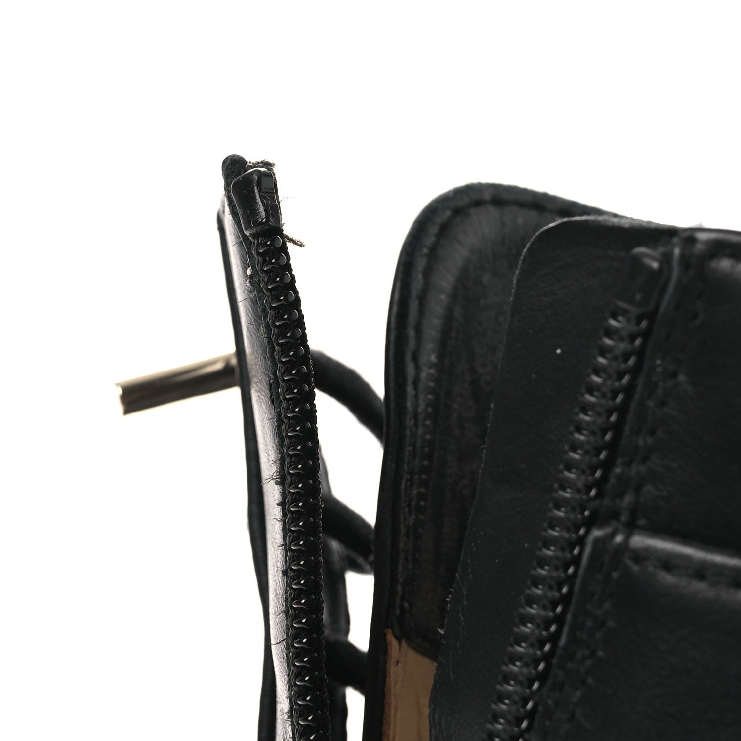 Jimmy Choo Calfskin Combat Boots 36.5 Black 12 of 14