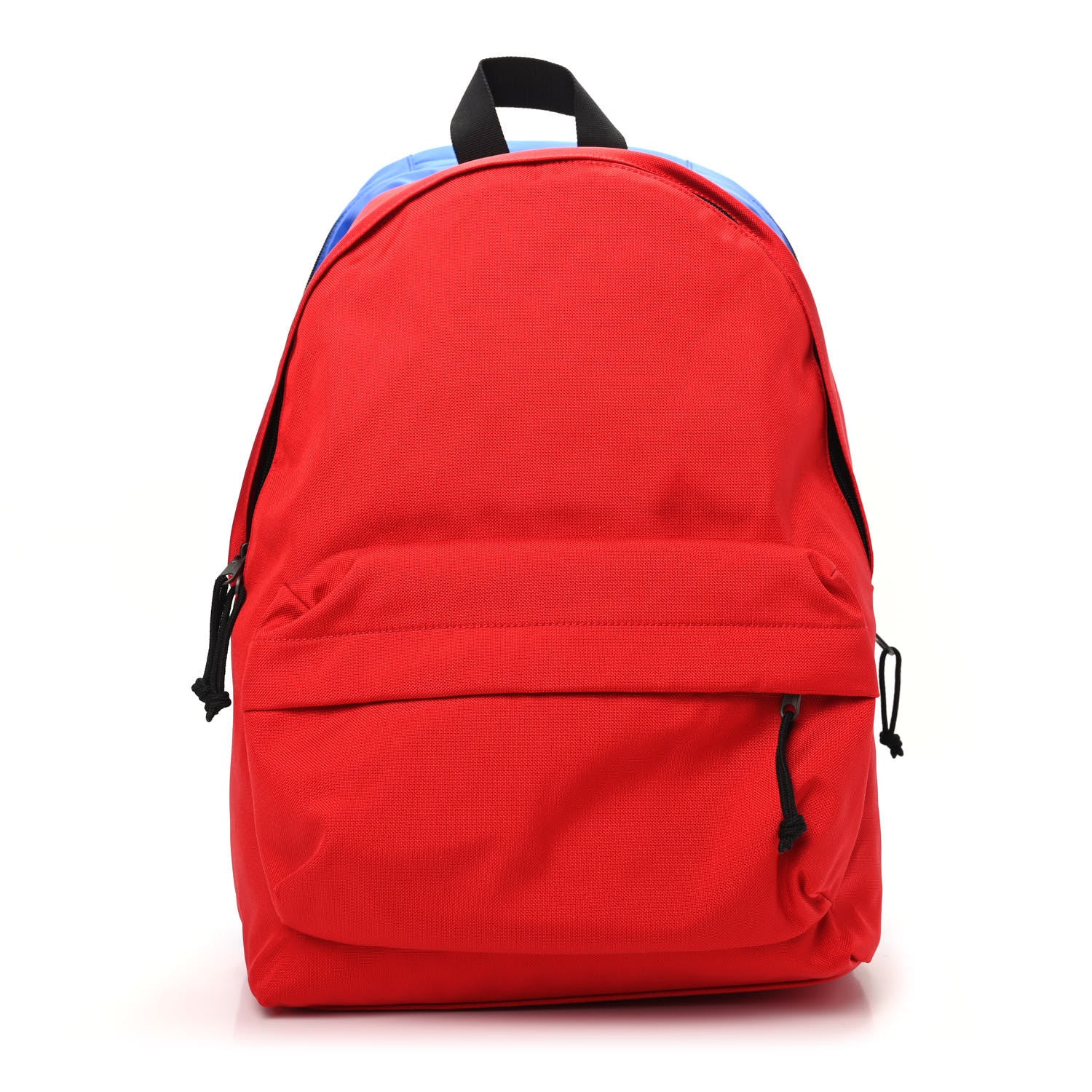 Balenciaga Nylon Logo Embroidered Double Pack Backpack Red Blue 1 of 9