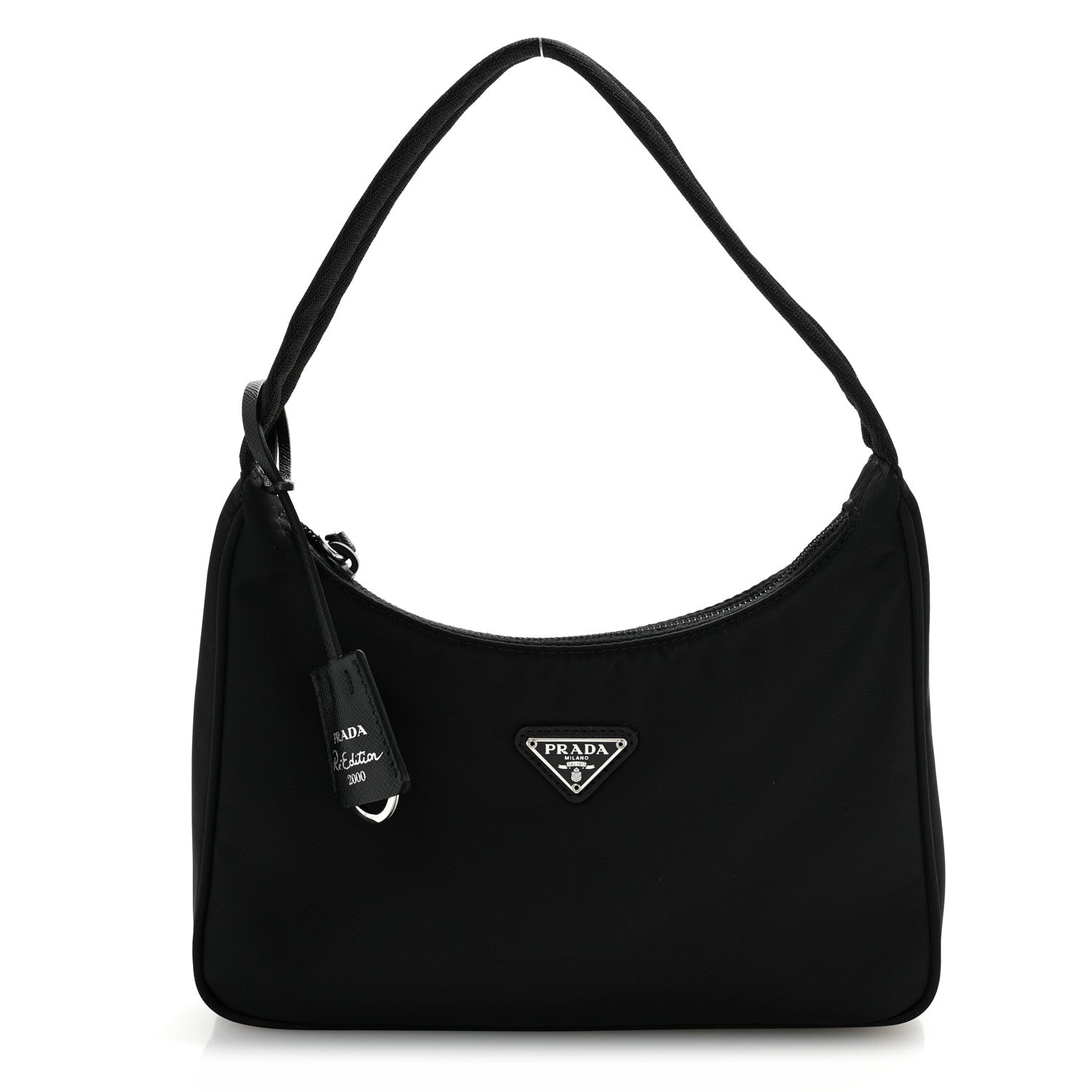 Prada Tessuto Nylon Mini Re-Edition 2000 Bag Black 1 of 11