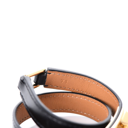 Hermes Chamonix Rivale Double Tour Bracelet XS Black 6 of 8