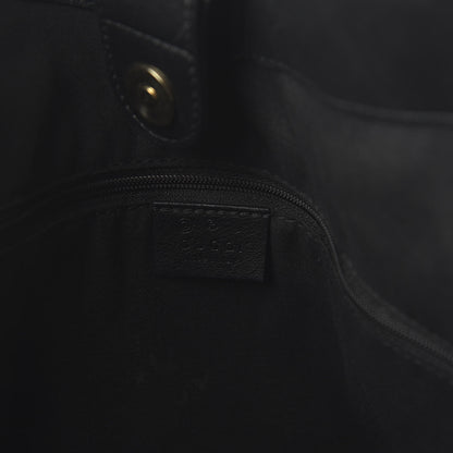 Gucci Guccissima Vitello Tender Large Sukey Tote Black 9 of 10